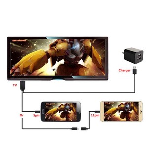 Micro USB <span class=keywords><strong>MHL</strong></span> <span class=keywords><strong>HDMI</strong></span> HDTV AV TV micro 5Pin 11Pin Câble <span class=keywords><strong>Adaptateur</strong></span> Pour Téléphones Intelligents Android Samsung XiaoMi - Product Image 3