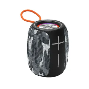 Loa Bluetooth Bass <span class=keywords><strong>Mini</strong></span> Bằng Vải Dệt Giá Rẻ Loa Ngoài Trời Cắm Trại RGB Các Thương Hiệu Loa Di Động TWS BT5.0 Với TF <span class=keywords><strong>USD</strong></span> AUX - Product Image 1