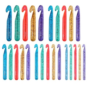 Nouveau Kit <span class=keywords><strong>de</strong></span> Crochet en cristal <span class=keywords><strong>de</strong></span> paillettes transparentes colorées 12 15 18 20 25mm outil <span class=keywords><strong>de</strong></span> tricot <span class=keywords><strong>de</strong></span> laine Kit <span class=keywords><strong>de</strong></span> <span class=keywords><strong>couture</strong></span> en plastique Durable pour le ménage - Product Image 5