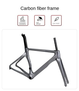 Bicicleta de Carretera Sunremo con Manubrio Integrado de Aluminio, Fibra de Carbono, 22 Velocidades, Aerodinámica, Frenos de Disco, Ruedas de 27.5'', 8.8 kg, Bicicleta Completa - Product Image 4
