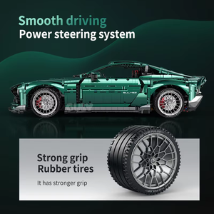 GULY 10662 Creative 1:8, Juego de Bloques de Construcción de Coche Deportivo a Control Remoto, Modelo de Coche de Carreras F1, Juguete de Ladrillos para Niños, Regalo para Niños - Product Image 5