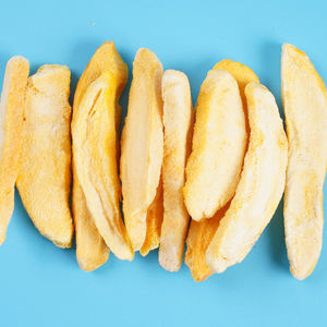 Vente en gros échantillon gratuit de mangue lyophilisée en tranches de fruits séchés emballage en vrac de mangue lyophilisée en tranches sucrées - Product Image 2