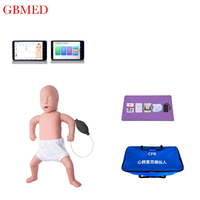 Mannequin de formation en RCP pour nourrissons de haute qualité, simulateur de RCP pour bébés avec tablette de 8 pouces pour la formation en cas d'urgence médicale