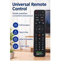 Télécommande intelligente en plastique personnalisée 38 touches IR/BT/Voix/2.4G avec meilleur prix pour boîtier TV LED LCD HD – Vente en gros