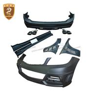 2012-2014 ans wd style pare-chocs arrière avant kit complet de carrosserie pour bens classe c w204