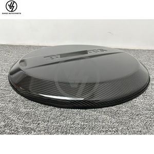 Cubierta de Llanta de Repuesto de Fibra de Carbono Seca Estilo B para G-Class G Wagon W464 W463A G500 G63, Tejido Brillante de Sarga - Product Image 2