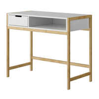 Nouvellement conçu combiné bureau en bois bureau à domicile étude à double usage avec étagère ordinateur bureau bureau