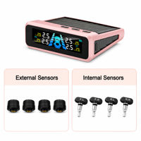 Système de surveillance de la pression des pneus sans fil TPMS S13 à capteur externe pour voiture de tourisme, rose pêche, marque distributeur