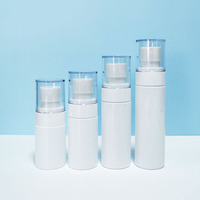 Nouvelle conception d'emballage de spray solaire pour soins de la peau, couleur personnalisée, 60/80/100/120/150 ml, cosmétique, parfum, forme cylindrique en PET, savon liquide