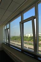 Ventanas de triple Panel De fábrica directa de alta calidad Inclinación y giro Aislamiento térmico Ahorre energía Ventanas de aluminio negro