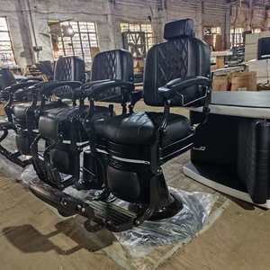 Beauty Hair Salon Furniture Shaving Styling Chair Modern Black Heavy Duty Hairdressing Barber Chair for Sale - Product Image 5