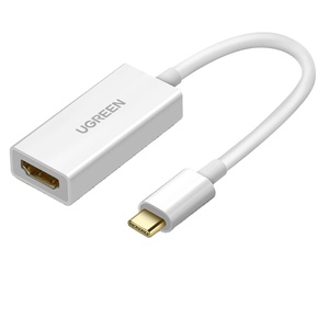 <span class=keywords><strong>Adaptateur</strong></span> UGreen Type-C vers <span class=keywords><strong>HDMI</strong></span>, compatible avec les ordinateurs portables <span class=keywords><strong>Apple</strong></span> <span class=keywords><strong>MacBook</strong></span>, extension USB-C, câble HD étendu - Product Image 1