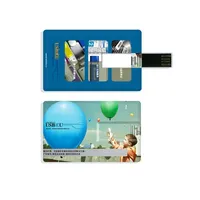 Clé USB 3.0 personnalisée ultra-mince en plastique, adaptateur carte de visite avec emplacement pour carte SIM, cryptage, garantie 3 ans, 15-30 Mo/s
