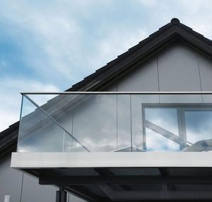 Designs de balustrades en aluminium pour <span class=keywords><strong>terrasse</strong></span> et véranda, design de balustrades de balcon et de porche avant, verre pour maison - Product Image 5