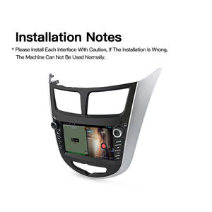 เครื่องบันทึกเทปวิทยุ2010 2016เครื่องเล่นมัลติมีเดียแอนดรอยด์12เครื่องเล่น GPS หน้าจออัตโนมัติสำหรับ Hyundai Solaris Accent - Product Image 5