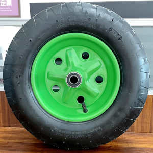 Hochwertige 3.50-8 Pneumatische Gummi-Reifen für Schubkarren Großhandel 3.50-8 Lenkrollen - Product Image 3