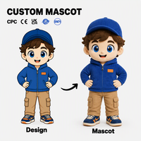 Costume de mascotte professionnel personnalisé pour femme, idéal pour événements d'entreprise, personnage de dessin animé comptable, costume de mascotte sur mesure
