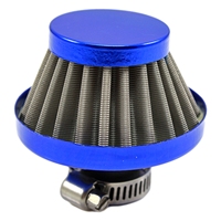 Filtre à air sport universel en acier inoxydable de 12 mm à haut débit pour la performance du moteur de voiture de course