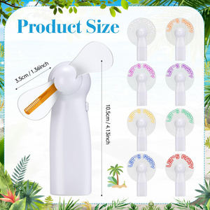Mini-ventilateur LED portable personnalisable avec message lumineux pour fêtes et événements – Ventilateur LED programmable avec messages clignotants - Product Image 2