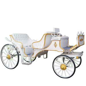 Calèche <span class=keywords><strong>de</strong></span> <span class=keywords><strong>luxe</strong></span> <span class=keywords><strong>de</strong></span> style européen Victoria <span class=keywords><strong>pour</strong></span> mariages et visites, idéale <span class=keywords><strong>pour</strong></span> parcs à thème, hôtels, centres <span class=keywords><strong>de</strong></span> villégiature, <span class=keywords><strong>location</strong></span>, usine OEM - Product Image 2