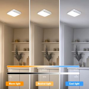 Lámpara LED Recargable con Sensor de Movimiento, Lámparas de Techo Interiores, Luces de Pared con Montaje Magnético, Decoración del Hogar con Control Remoto y Función de Atenuación - Product Image 3