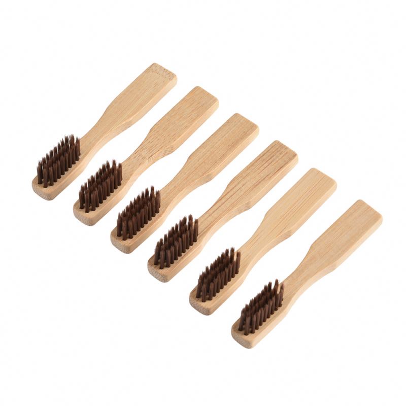 Replacement brush head biodegradable bamboo toothbrush head