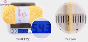 Bufanda de tejer a mano DIY, almohada, hilo de tejer suave, 78% algodón, 22%, hilo cubierto de aire mezclado Acrílico - Product Image 3