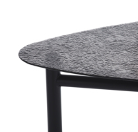 Table basse moderne minimaliste nordique en verre ondulé, table d'appoint triangulaire pour salon, meubles de maison