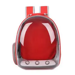 Grosir bernapas transparan hewan peliharaan kucing anjing pembawa perjalanan keranjang tas ransel - Product Image 4