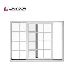 Fenêtres coulissantes en aluminium à double vitrage de 72 x 48 pouces avec volets - Product Image 1