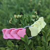 Fabrication d'accessoires pour animaux de compagnie avec logo de couleur personnalisé réglable macramé main PVC Paracord animal de compagnie étanche collier pour chien ensemble