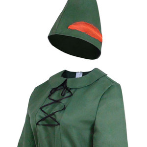 Costume de cosplay de type Peter Pan, tenue de fée <span class=keywords><strong>elfe</strong></span> verte pour spectacle de scène, robes d'Halloween - Product Image 5