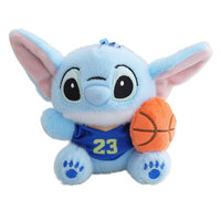 Porte-clés pendentif en peluche bleu mignon, style célébrité internet, motif chat Dingdang, pour couple, décoration à suspendre, chat de machine, vente en gros