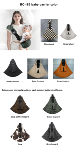 Personalized Baby Sling <strong>Carrier</strong> for Infants <strong>Toddlers</strong> 6-36 Months Lightweight Cotton <strong>Hip</strong> Shoulder <strong>Carrier</strong> Side Front Carry - Product Image 6