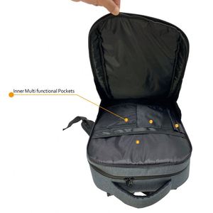 Professional Student <b>Backpack</b> Bags Business Smart Laptop <b>Backpack</b> 14 Inch Water-Resistant USB Port Letter Pattern OEM/ODM Bag - Product Image 5