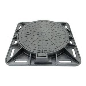 IJzeren antislip oppervlak voor gebruik op de weg, hoge belasting, duurzaam, wegconcave, zwaar gegoten ronde putdeksel - Product Image 5