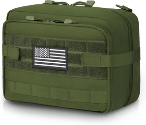 Estuche de supervivencia de emergencia fácil de transportar con kit de botiquín de primeros auxilios impermeable para acampar, viajes al aire libre y el hogar. - Product Image 3