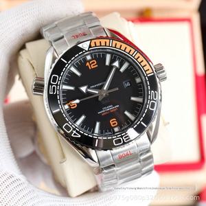 Reloj Haima 600 Euro Quarter para Hombre, Mecánico Automático, Bisel Cerámico Naranja, Acero Inoxidable, Manecillas Luminosas, Sumergible 100m - Product Image 4