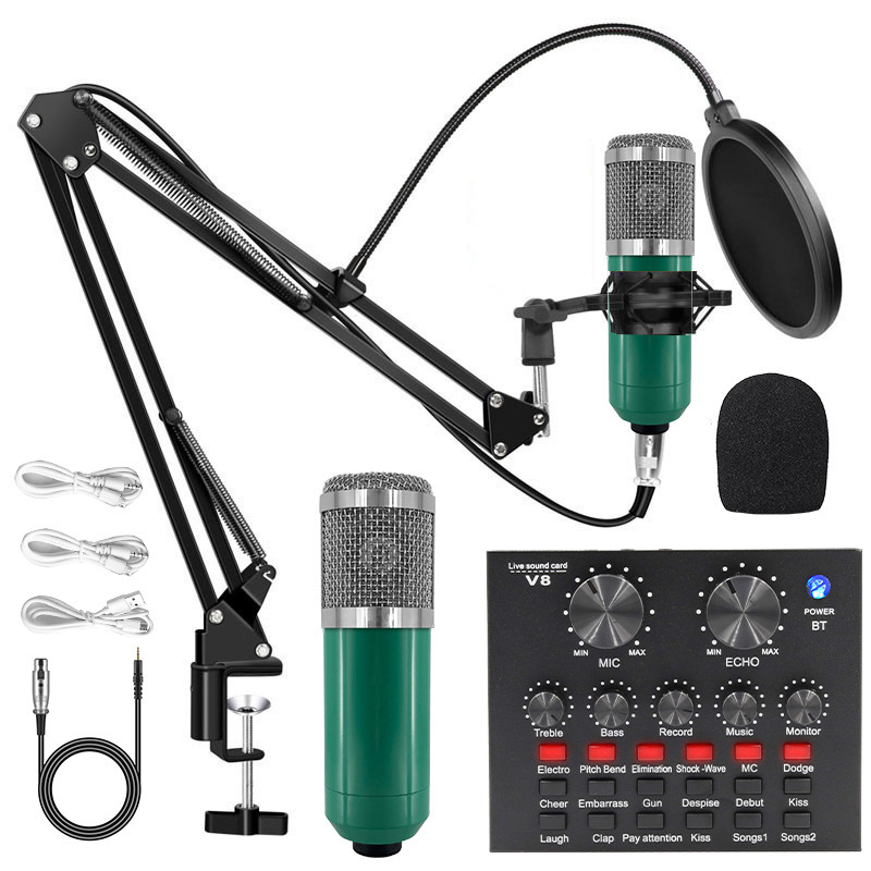 BM800 v8 Silver green