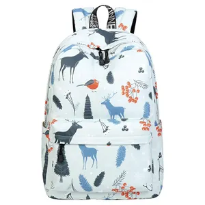 Sac à dos avec logo personnalisé, sac à dos de bonne qualité, imprimé mignon, imperméable pour dames et filles