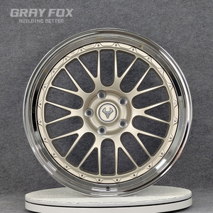 ล้อฟอร์จสีโรสโกลด์ด้านแบบกำหนดเองของ Gray Fox ขนาด 18 19 20 21 22 นิ้ว 5x112 5x120 5x114.3 สำหรับ <span class=keywords><strong>Alphard</strong></span> Cayenne BMW X5 SUV - Product Image 1