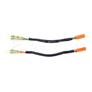 Conectores Adaptadores de Indicador LED OEM para Motocicleta <span class=keywords><strong>Kawasaki</strong></span> <span class=keywords><strong>Ninja</strong></span> ZX-6R ZX-10R 250R 300 650R ZZR600 2000-2017 Cable Delantero Trasero - Product Image 1