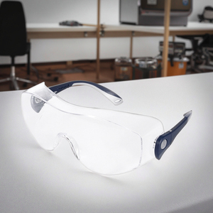 सुरक्षात्मक आंखों की सुरक्षा मध्यम लैम्पीएक्ट संरक्षण नरम फ्रेम कस्टम सुरक्षा चश्मे का निर्माण लोगो - Product Image 4