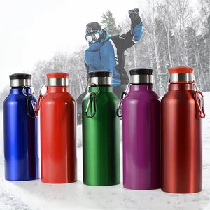 Umwelt freundliche benutzer definierte Farb sublimation Thermoskanne 32oz Edelstahl Gummi matte Farbe kleiner Mund Outdoor Wasser flasche