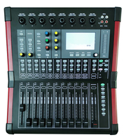 Mezclador de Audio Digital de 16 Canales D16, Equipo de Grabación USB Profesional con Pantalla Táctil