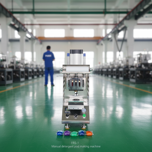 Machine de fabrication de capsules de lessive électriques automatiques 3-en-1 à prix d'usine, équipement de remplissage et d'emballage en plastique soluble dans l'eau - Product Image 4