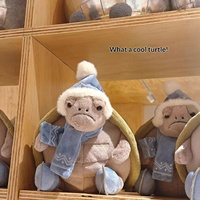 Nouvelle peluche apaisante Timmy la tortue mignonne pour bébé, avec rembourrage en coton PP, idéale comme cadeau d'anniversaire pour les 0-24 mois