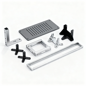 تصنيع صفائح معدنية مخصصة من الفولاذ المدلفن على البارد مع طلاء مسحوق لقنوات التكييف والتدفئة والتهوية، ودعامات صناعية من الصفائح المعدنية حسب تصميمك (ODM) - Product Image 1