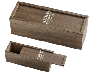 Caja con <span class=keywords><strong>tapa</strong></span> <span class=keywords><strong>deslizante</strong></span> <span class=keywords><strong>de</strong></span> <span class=keywords><strong>madera</strong></span>, pequeña, sin terminar, personalizada - Product Image 5