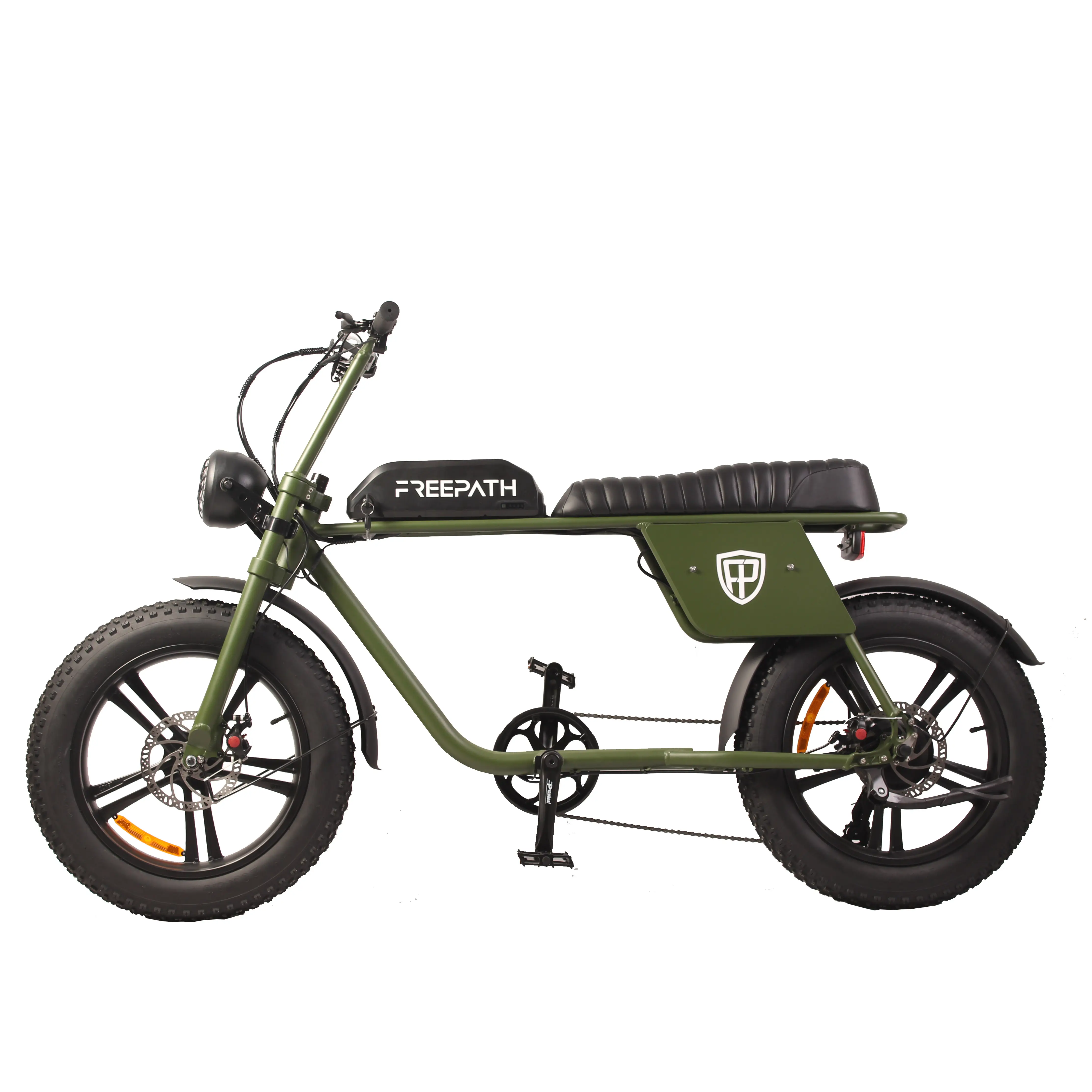 米国在庫750w電動タンデム2席電動自転車ファットタイヤEbike